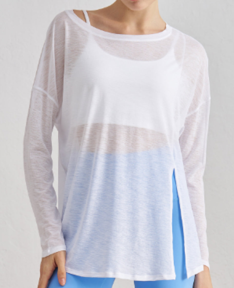 Hèléne Fit Women- Top CX5733 Long Sleeve Mesh