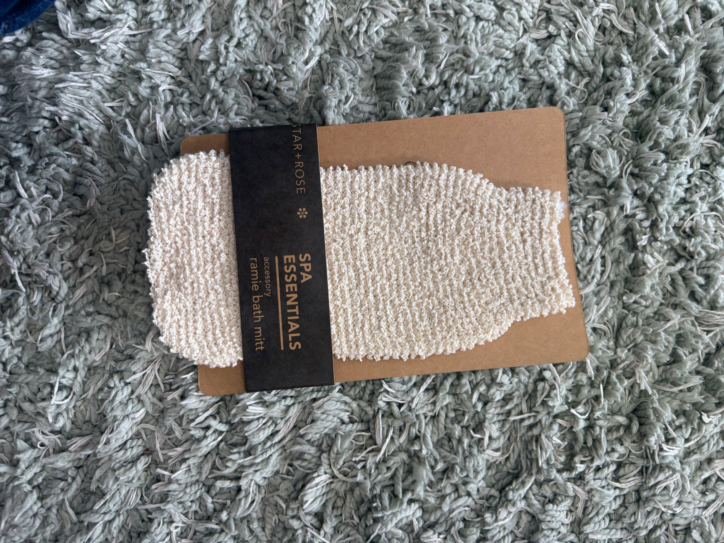 Abby Oil -Bamboo Loofah Bath Mitt