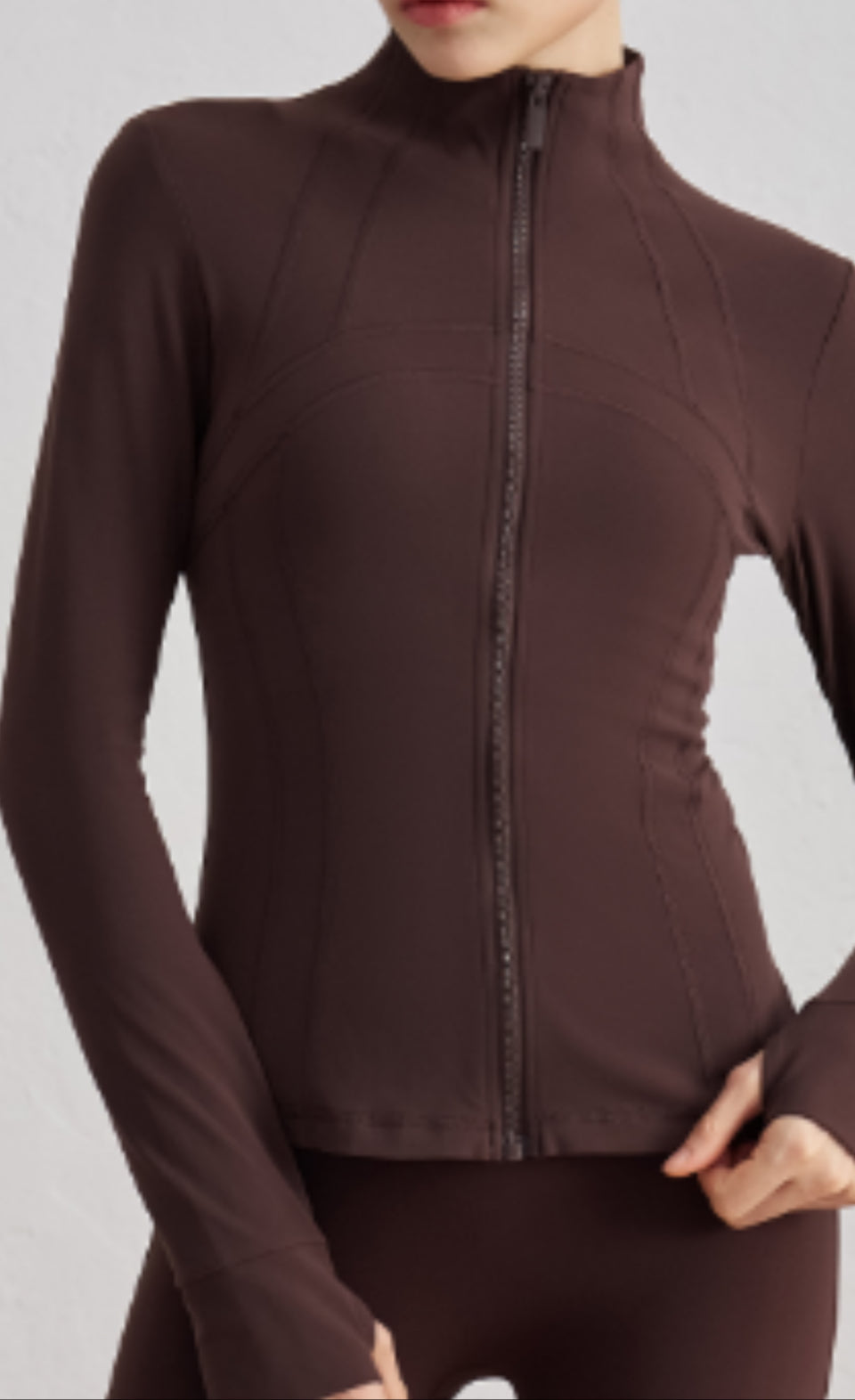 Hélène Fit Women - Jackets WT5445 Turtle Neck Sports Jacket With Stitching