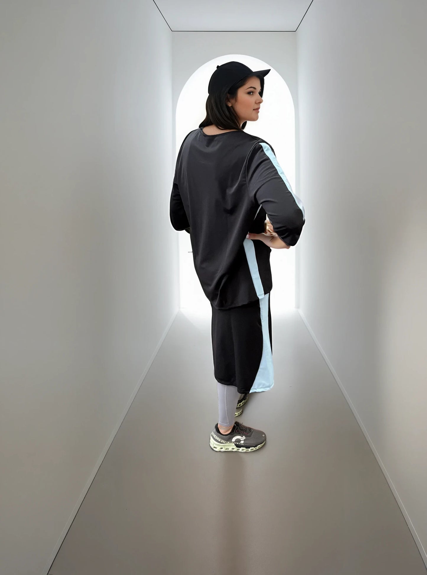 Hélène Fit - WSMT 3/4 Sleeve Activewear Modest Top