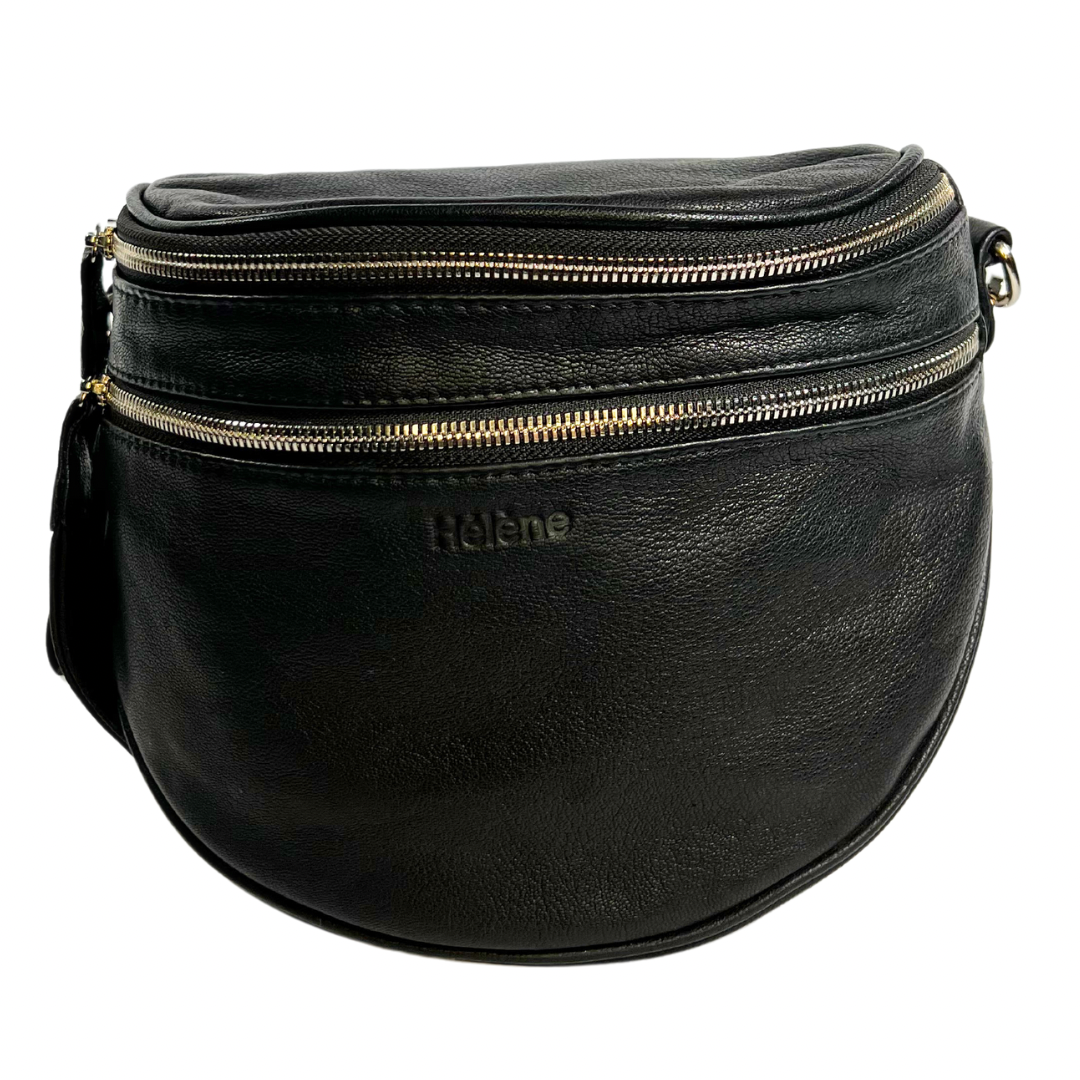 Hélène Leather - Equinox Cross Shoulder Double Zip
