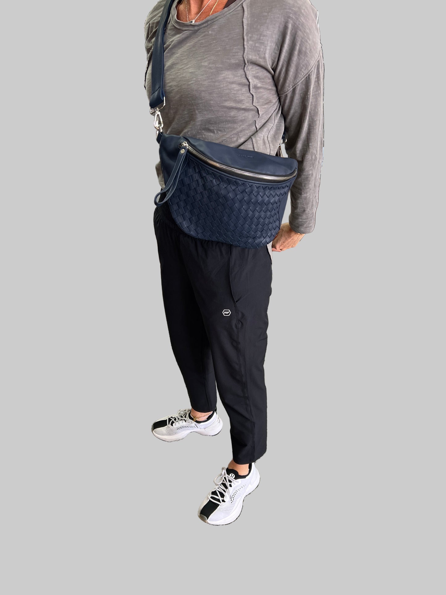 Hélène Leather - WSWB Woven Leather Cross Body