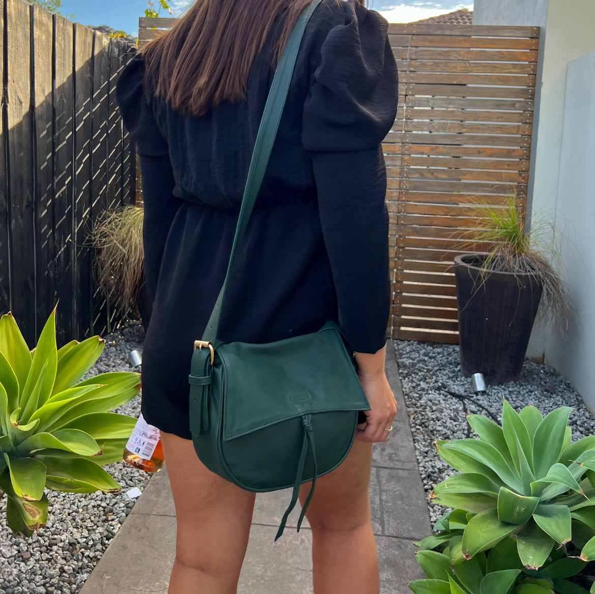 Hélène Leather - Equinox Saddle Bag