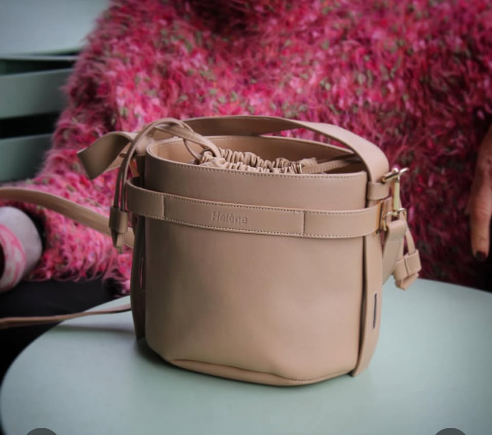 Hélène Leather _ Winter Solstice Bucket Bag