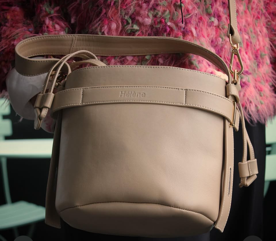 Hélène Leather _ Winter Solstice Bucket Bag