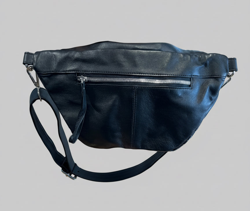 Hélène Leather - WSWB Woven Leather Cross Body