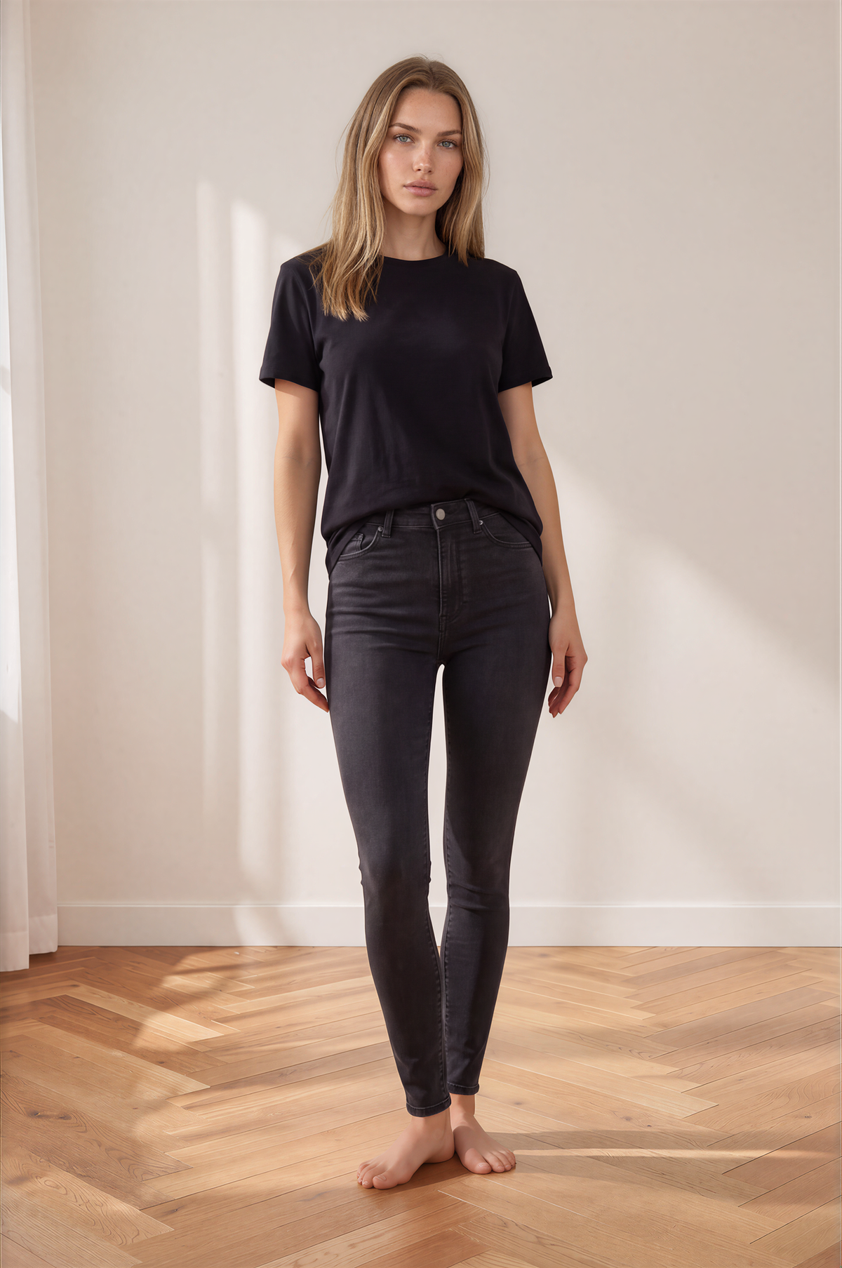 Hélène Fit - WSCNSS 100% cotton crew neck relaxed tee shirt