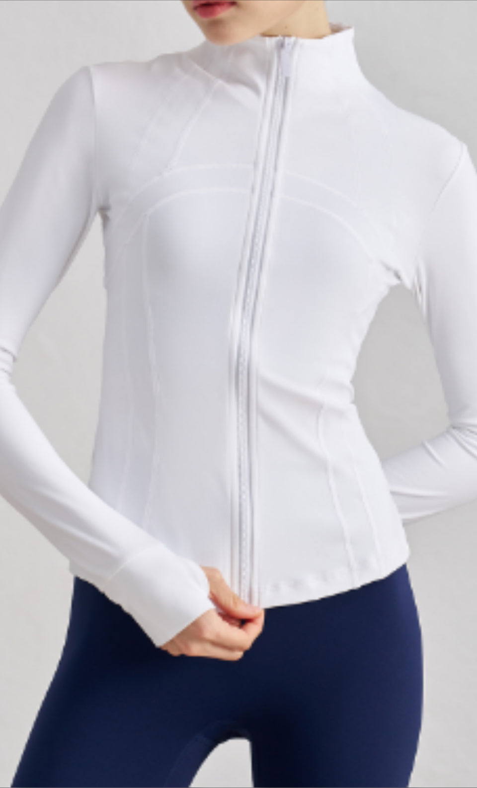 Hélène Fit Women - Jackets WT5445 Turtle Neck Sports Jacket With Stitching