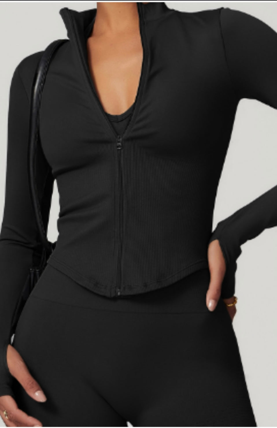 Hélène Fit Women - Jackets WT5454 Full Zip Long sleeved Mid Length Yoga