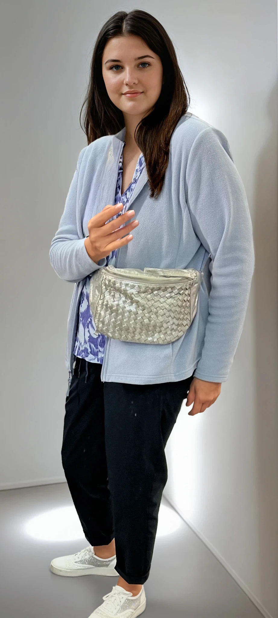 Hélène Leather - WSWB Woven Leather Cross Body