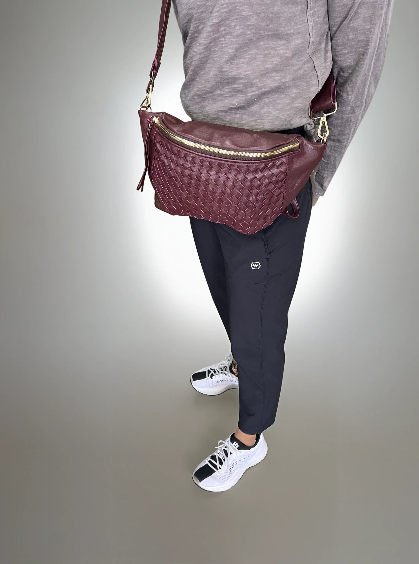 Hélène Leather - WSWB Woven Leather Cross Body